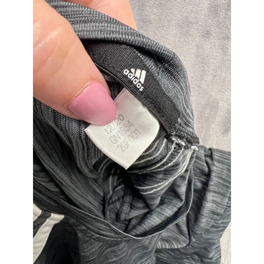 Adidas Primegreen Aeroready Tennis T Shirt Men M Heathered Gray Moisture Wicking - Picture 6 of 7